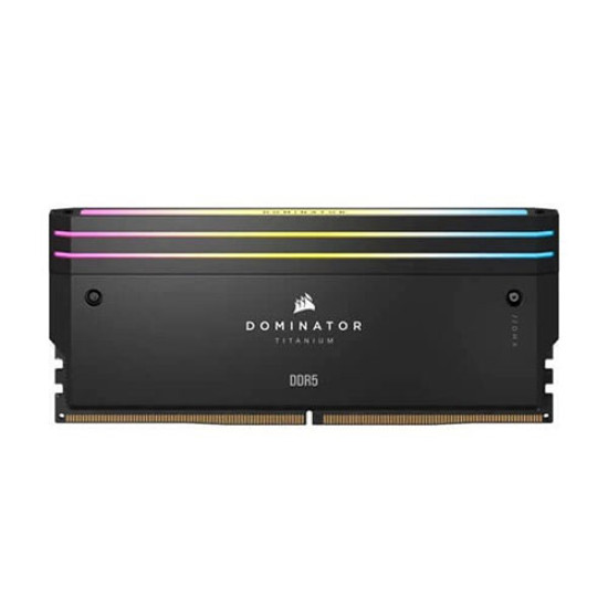 Corsair Dominator Titanium RGB 32GB (2x16GB) DDR5 7200MHz CL34 Memory Kit Black (CMP32GX5M2X7200C34)