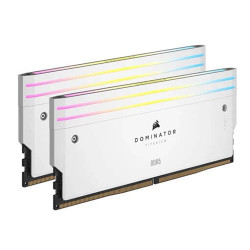 Corsair Dominator Titanium RGB 96GB (2x48GB) DDR5 DRAM 6600MHz CL32 Memory Kit White (CMP96GX5M2B6600C32W) Corsair Dominator Titanium RGB 96GB (2x48GB) DDR5 DRAM 6600MHz CL32 Memory Kit White (CMP96GX5M2B6600C32W)