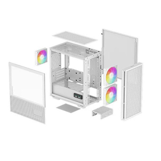 Deepcool CH360 DIGITAL White Micro-ATX Case (R-CH360-WHAPE3D-G-1) Deepcool CH360 DIGITAL White Micro-ATX Case (R-CH360-WHAPE3D-G-1)