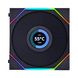 Lian Li UNI Fan TL LCD RGB Black 120mm Cabinet Fan Triple Pack (G99.12TLLCD3B.IN) Lian Li UNI Fan TL LCD RGB Black 120mm Cabinet Fan Triple Pack (G99.12TLLCD3B.IN)
