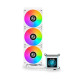 Lian Li Galahad II LCD ARGB 360mm CPU Liquid Cooler White (G89.GA2ALCD36W.IN)