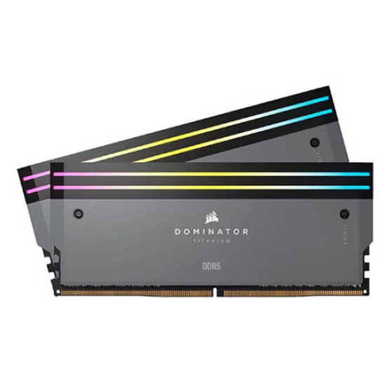 Corsair DOMINATOR TITANIUM RGB 64GB (2x32GB) DDR5 DRAM 6000MHz CL30 (CMP64GX5M2B6000Z30)