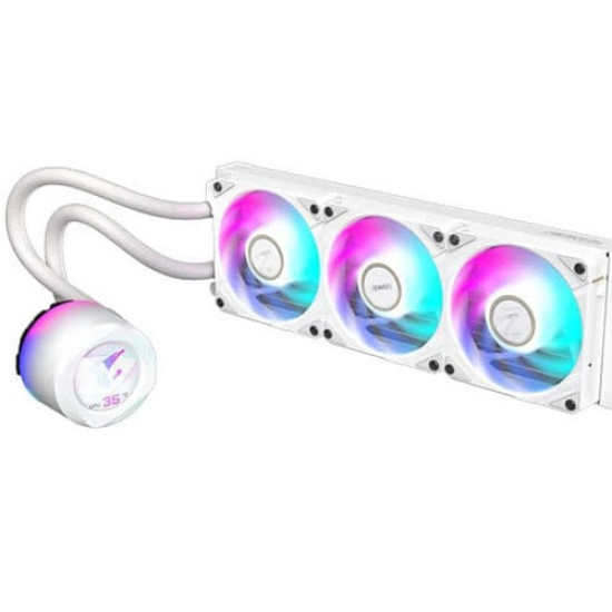 Gigabyte AORUS WATERFORCE X II 360 ICE 360mm AIO CPU Liquid Cooler White Gigabyte AORUS WATERFORCE X II 360 ICE 360mm AIO CPU Liquid Cooler White