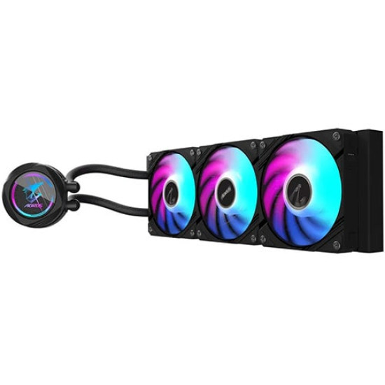 Gigabyte AORUS WATERFORCE II 360 360mm AIO CPU Liquid Cooler Black Gigabyte AORUS WATERFORCE II 360 360mm AIO CPU Liquid Cooler Black