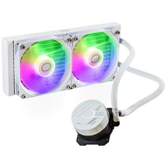Cooler Master MasterLiquid 240L Core ARGB White CPU Liquid Cooler (MLW-D24M-A18PZ-RW)