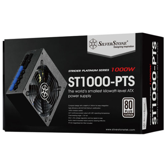 Silverstone Strider Platinum Series 1000W Fully Modular Power Supply (SST-ST1000-PTS) Silverstone Strider Platinum Series 1000W Fully Modular Power Supply (SST-ST1000-PTS)