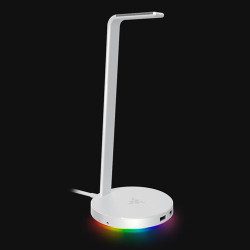 Razer Base Station V2 Chroma - Chroma Enabled Headset Stand with USB 3.1 Hub and 7.1 Surround Sound - Mercury (RC21-01510300-R3M1) Razer Base Station V2 Chroma - Chroma Enabled Headset Stand with USB 3.1 Hub and 7.1 Surround Sound - Mercury (RC21-01510300-R3M1)