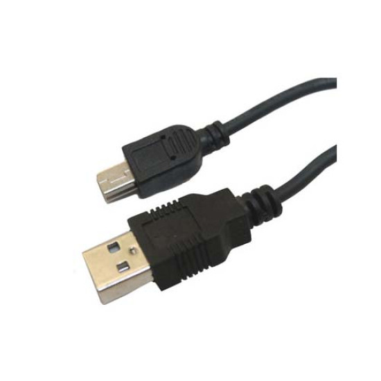 USB TO MINI 5 PIN Cable Black