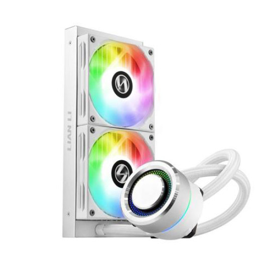 Lian Li Galahad 240 ARGB AIO Liquid CPU Cooler - White Lian Li Galahad 240 ARGB AIO Liquid CPU Cooler - White