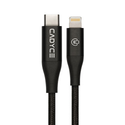 Cadyce USB-C to Lightning Cable - Black (CA-CLC) Cadyce USB-C to Lightning Cable - Black (CA-CLC)