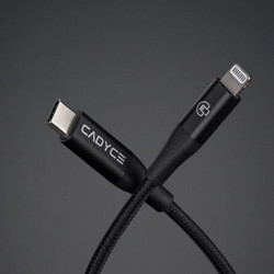 Cadyce USB-C to Lightning Cable - Black (CA-CLC) Cadyce USB-C to Lightning Cable - Black (CA-CLC)