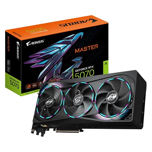 Gigabyte RTX 5070 12GB [GV-N5070AORUS-M-12GD] (aorus master)