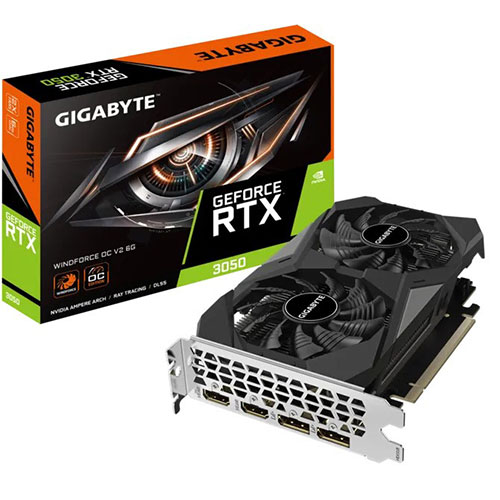 Gigabyte RTX 3050 [GV-N3050WF2OCV2-6GD] (oc)