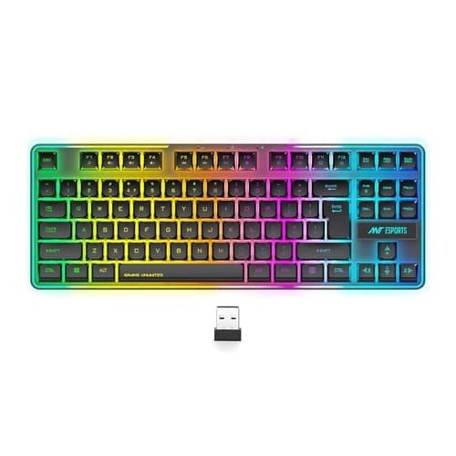 Ant keyboard (black gaming rgb tkl wireless)