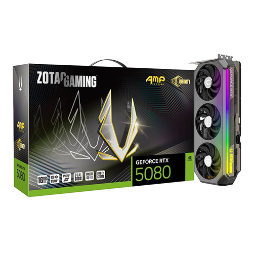 Zotac RTX 5080 16GB [ZT-B50800B-10P] (amp amp extreme gaming)
