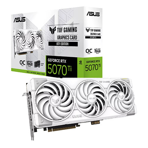 ASUS RTX 5070 Ti 16GB (gaming oc oc edition tuf white)