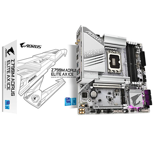 Gigabyte Z790 [Z790M-AORUS-ELITE-AX-ICE] (aorus matx)