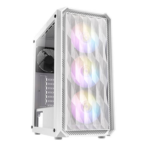 Antec case-atx (gaming white)