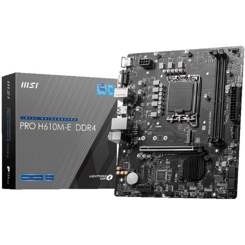 MSI H610 [PRO-H610M-E] (matx)