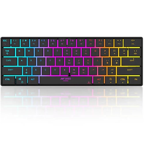 Ant keyboard (black gaming mini rgb wireless)