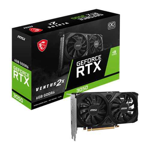 MSI RTX 3050 6GB (oc ventus)