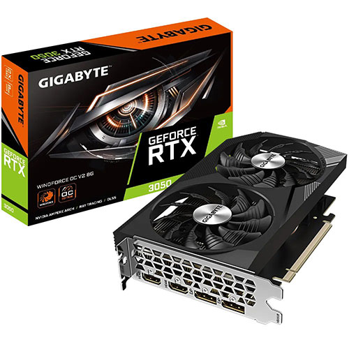 Gigabyte RTX 3050 [GV-N3050WF2OCV2-8GD] (oc)