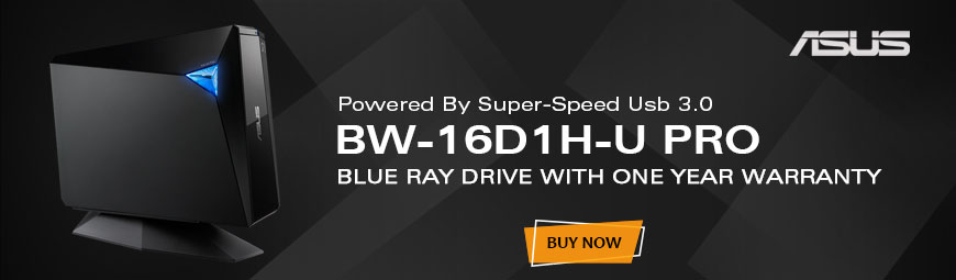 Asus USB 3.0 Extreme 16X Blu-ray Drive (BW-16D1H-U PRO)