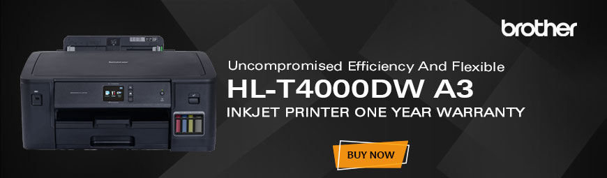 Brother HL-T4000DW A3 Inkjet Printer - Refill Ink Tank Wireless Duplex Print