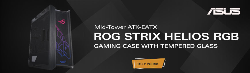 Asus ROG Strix Helios RGB ATX-EATX Mid-Tower Gaming Case with Tempered Glass (ROG-STRIX-GX601)