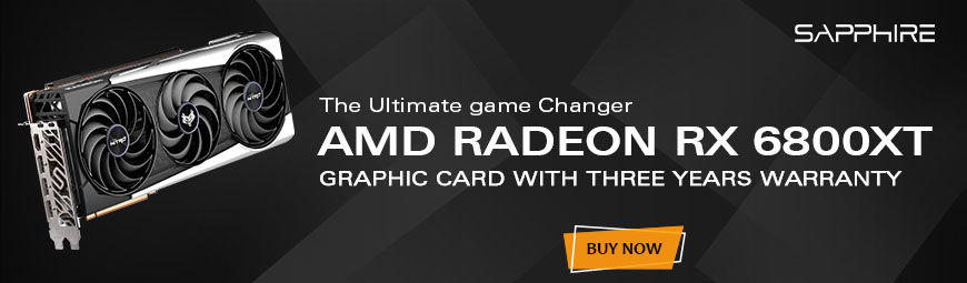 Sapphire NITRO+ Radeon RX 6800 XT GDDR6 Graphic Card