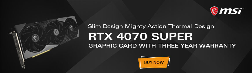 MSI GeForce RTX 4070 Super 12G Gaming X Slim 12GB GDDR6X