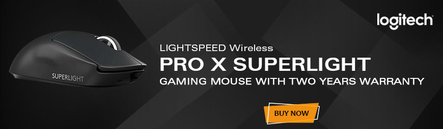 Logitech G Pro X Superlight Wireless Gaming Mouse - Black