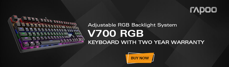 Rapoo V700 RGB Mechanical Gaming Keyboard No ratings 