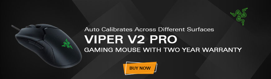 Razer Viper V2 Pro Wireless Gaming Mouse (RZ01-04390600-R3M1)