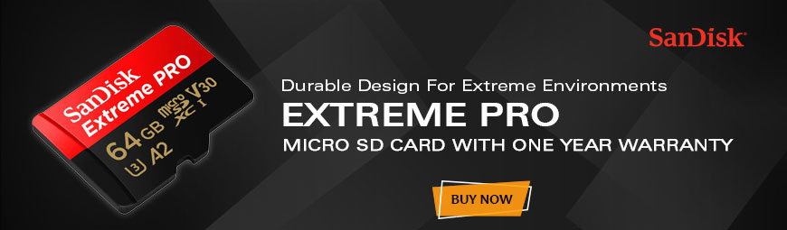 SanDisk Extreme Pro 64GB Class 3 UHS-I Micro SDXC Memory Card (SDSQXCU-064G-GN6MA)