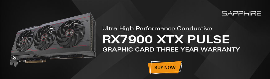 Sapphire Pulse AMD Radeon RX7900 XTX Gaming PC 24GB GDDR6 (11322-02-20G)