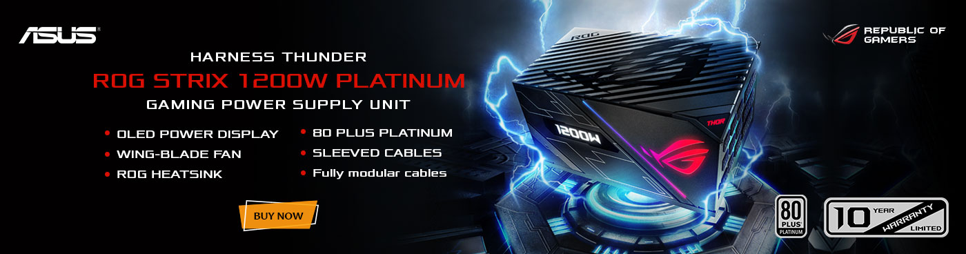 Asus ROG Thor 1200W Platinum Power Supply (ROG-THOR-1200P)