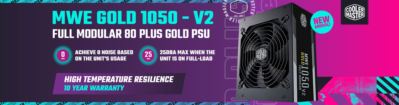 Cooler Master MWE Gold 1050 V2 Fully Modular ATX3.0  (MPE-A501-AFCAG-3IN)