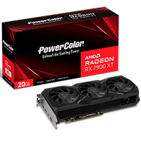 Power Color AMD Radeon RX 7900 XT 20GB GDDR6 Graphics Card (RX7900XT 20G)