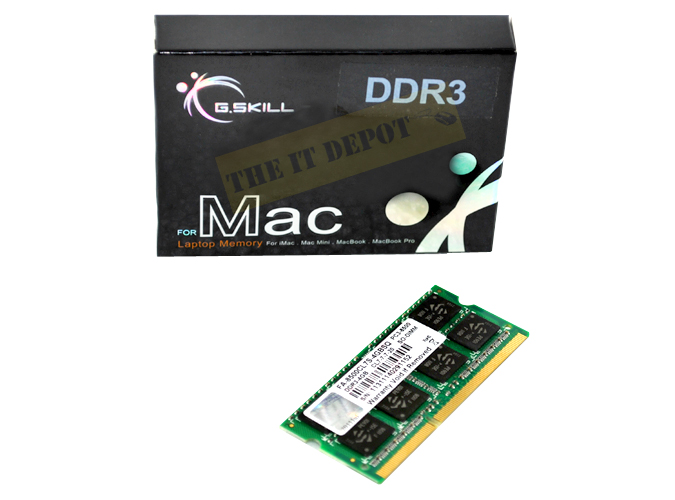 G.Skill 4GB (1 x 4GB) DDR3 1066MHz Laptop RAM For MAC (FA-8500CL7S-4GBSQ)