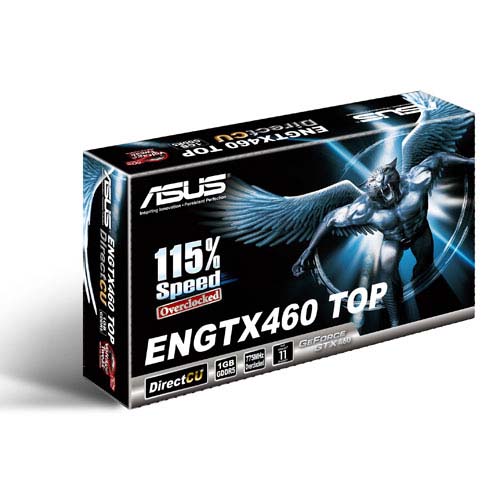 Asus GeForce GTX460 1GB DDR5 NVidia PCI E Graphics Card (ENGTX460-DirectCU-TOP-2DI-1GD5)