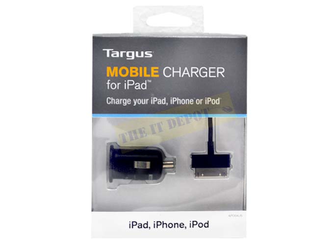 Targus Mobile Car Charger for iPad and iPhone (APD04US) 