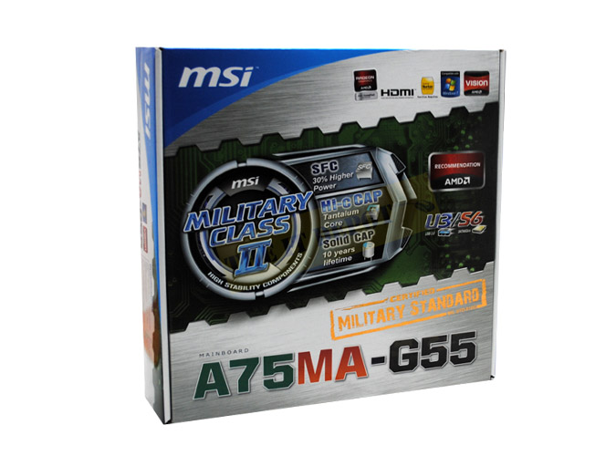 MSI A75MA-G55 32GB DDR3 AMD Motherboard