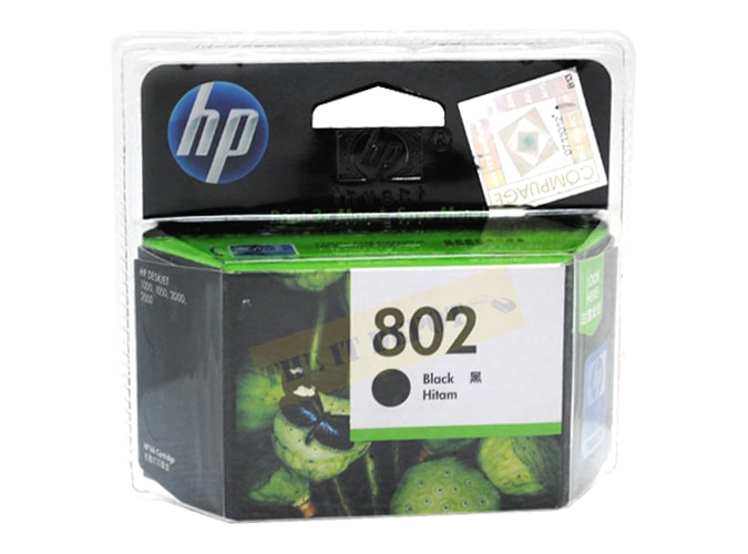 HP 802 Black Ink Cartridge (CH563ZZ)