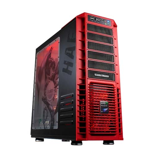 Cooler Master HAF 932 AMD Edition ATX Full Tower Computer Cabinet (AM-932-RWN1-GP)