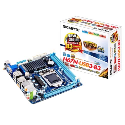 Gigabyte GA-H67N-USB3-B3 16GB DDR3 Intel Motherboard