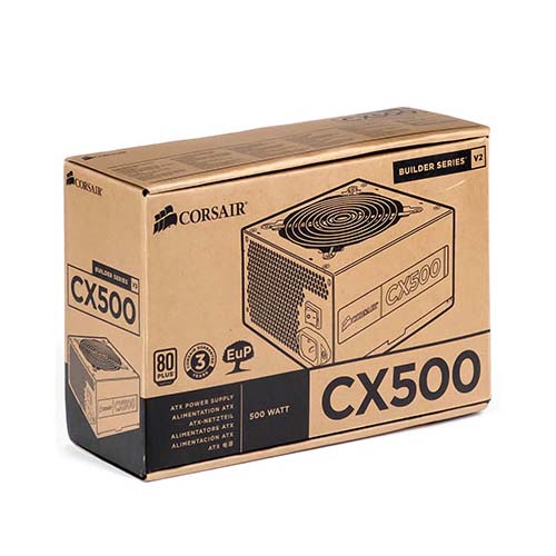 Corsair Builder Series CX500 V2 500W Power Supply (CMPSU-500CXV2)