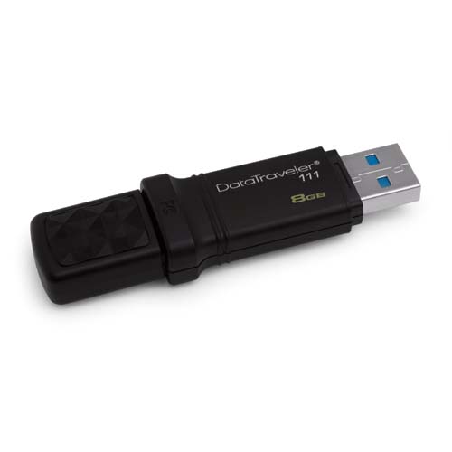 Kingston Datatraveler 111 8GB USB 3.0 Flash Drive (DT111-8GB)