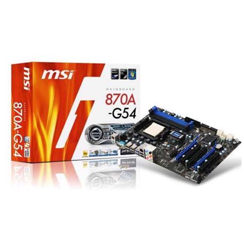 MSI 870A-G54 32GB DDR3 AMD Motherboard