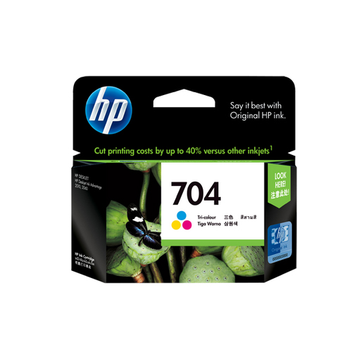 HP 704 Tri-Color Ink Cartridge (CN693AA)